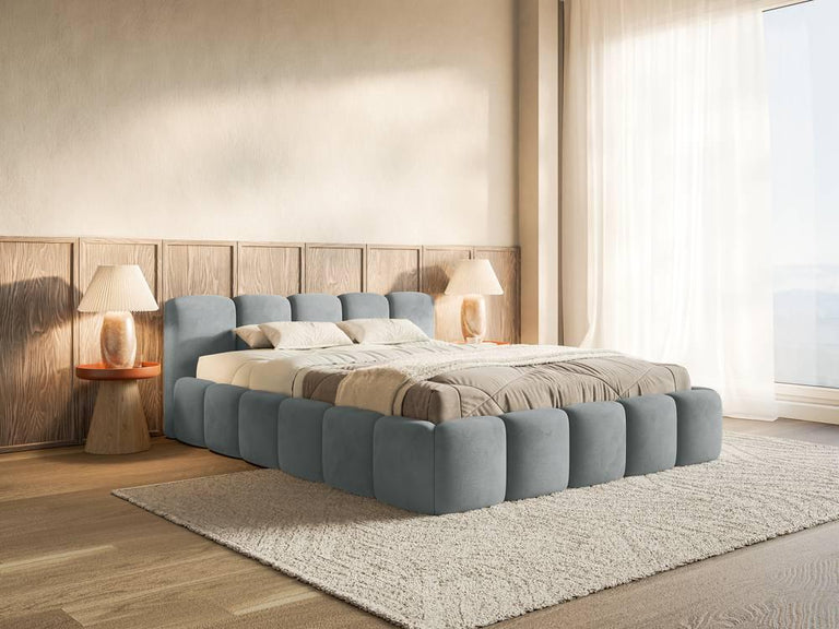 Bedframe Chloe laag 200 x 200 cm velvet