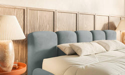 Bedframe Chloe laag 200 x 200 cm velvet