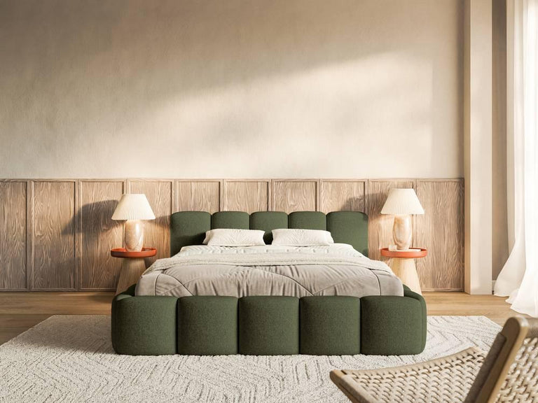 Bedframe Chloe laag 160 x 200 cm chenille