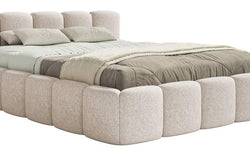 Bedframe Chloe laag 140 x 200 cm chenille