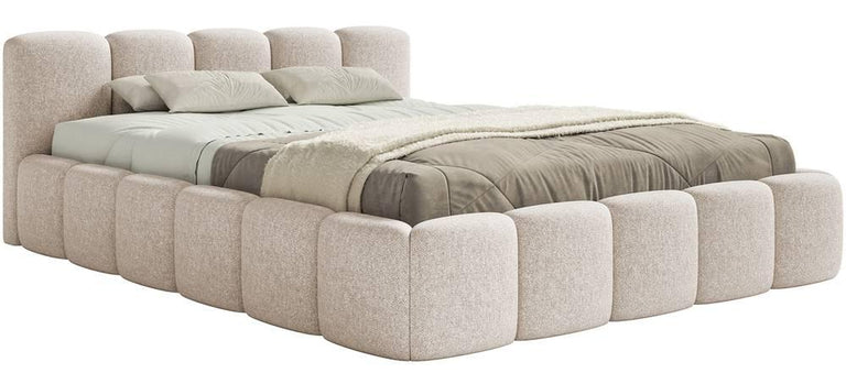 Bedframe Chloe laag 140 x 200 cm chenille