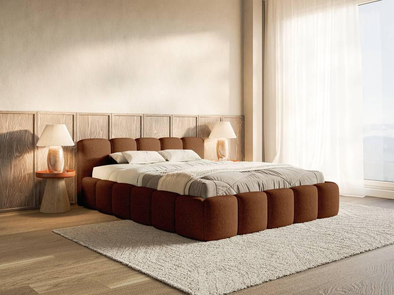 Bedframe Chloe laag 140 x 200 cm chenille