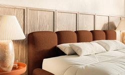 Bedframe Chloe laag 140 x 200 cm chenille