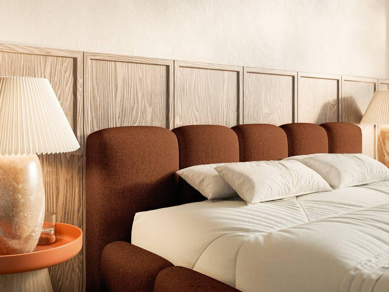 Bedframe Chloe laag 140 x 200 cm chenille