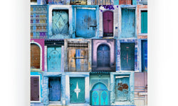 Wanddecoratie Blue Door