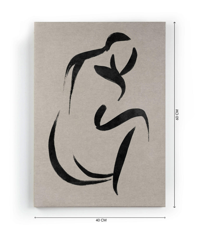 Wanddecoratie Female Body