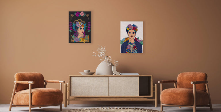 Wanddecoratie Frida Kahlo Painting
