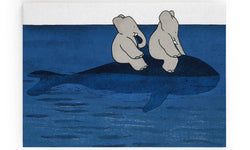 Wanddecoratie Whale & Elephant