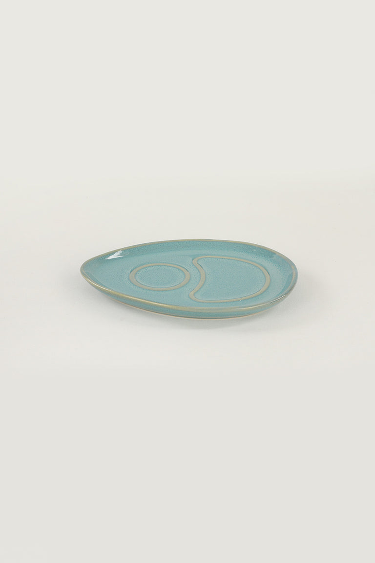 Set van 2 koffiekopjes en schotels Retro