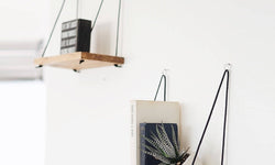 Set van 2 wandplanken Flora