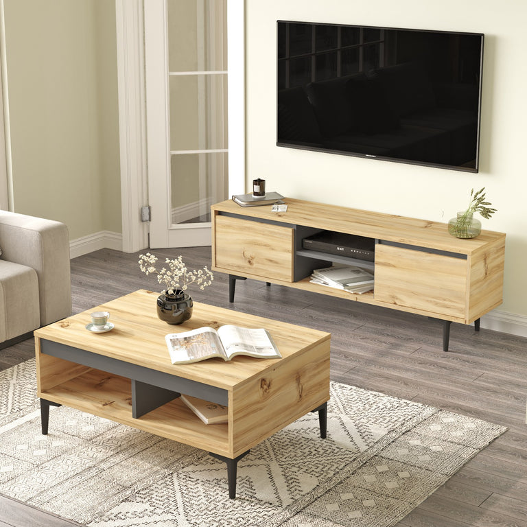 TV-meubelset Lyonee met salontafel