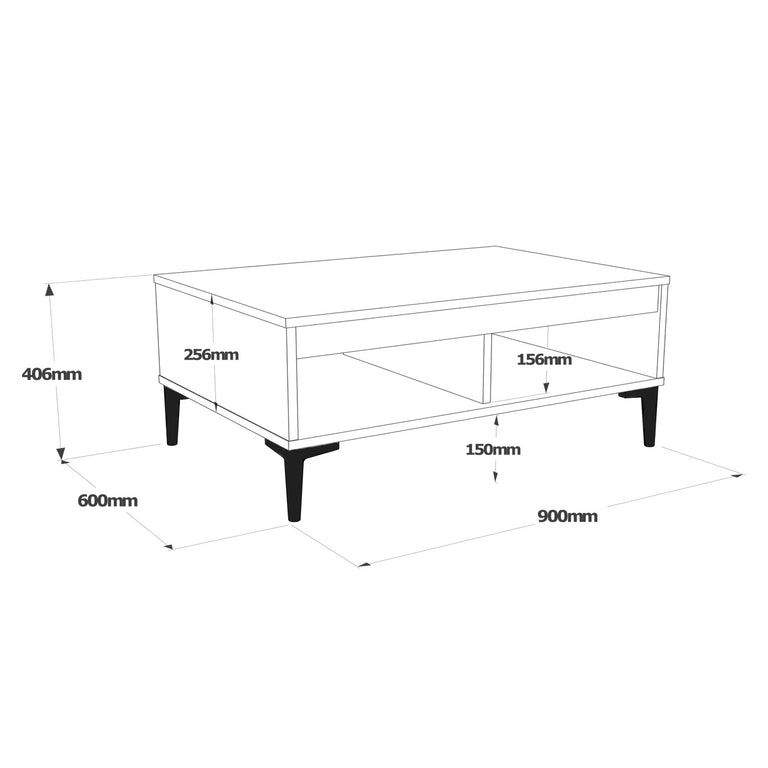 TV-meubelset Lyonee met salontafel