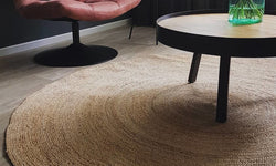 Vloerkleed Danique jute rond