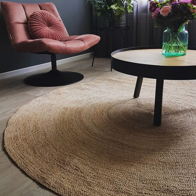 Vloerkleed Danique jute rond