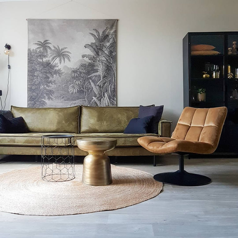 Vloerkleed Danique jute rond