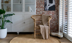 Vloerkleed Danique jute rond