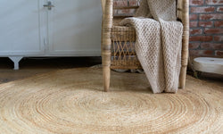 Vloerkleed Danique jute rond
