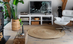Vloerkleed Danique jute rond