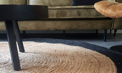 Vloerkleed Nico jute rond