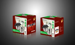 Snelkookpan en couscous stomer 8L