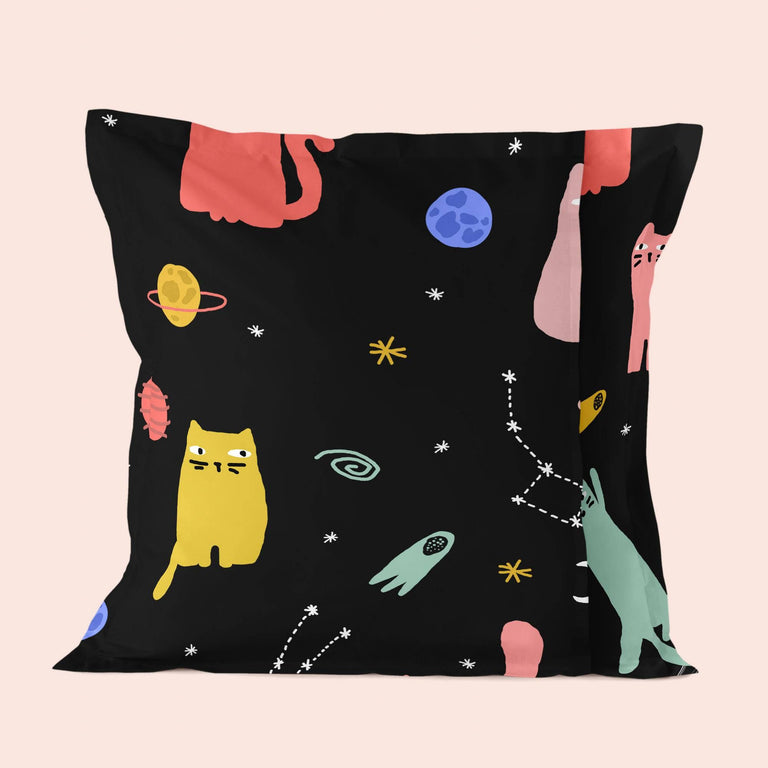 Kussensloop Cosmic Cats