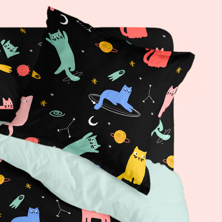 Kussensloop Cosmic Cats