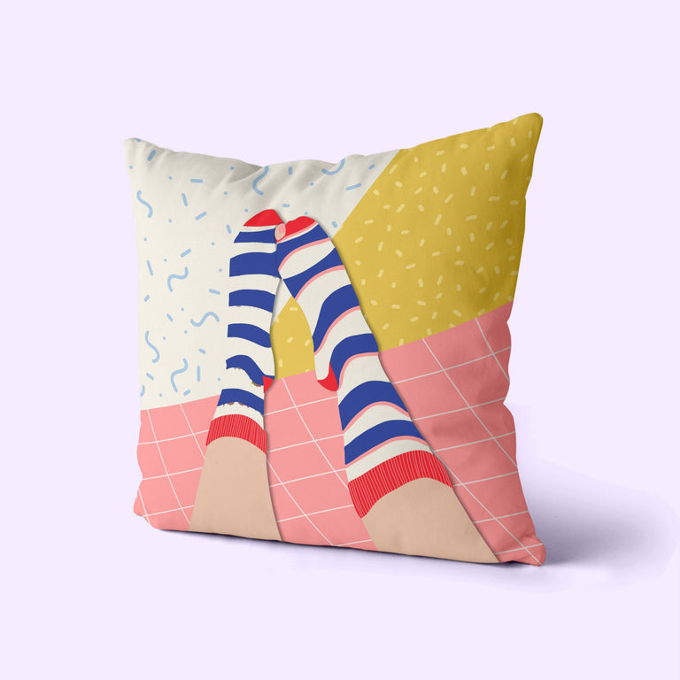 Set van 2 kussenhoezen Hole Sock