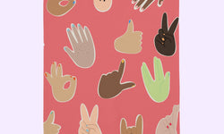 Set van 2 theedoeken Good Vibes