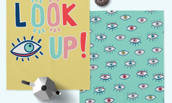 Set van 2 theedoeken Look Up