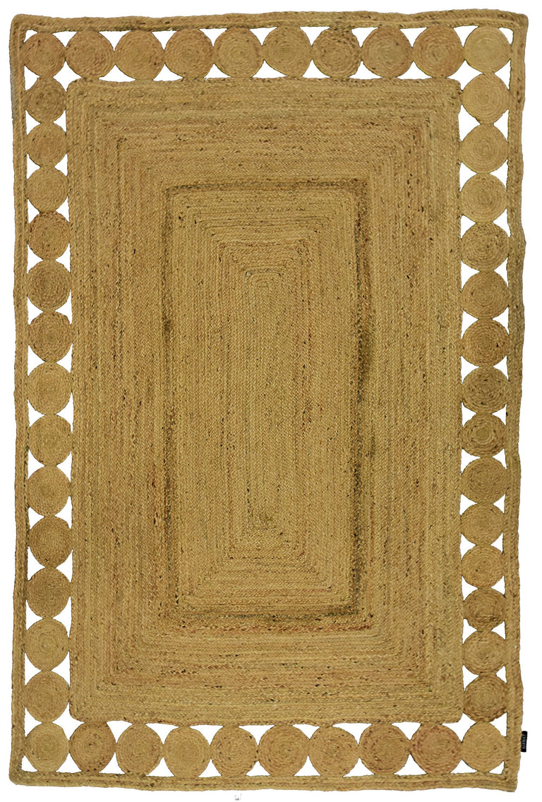 Vloerkleed Brooklyn handgemaakt jute