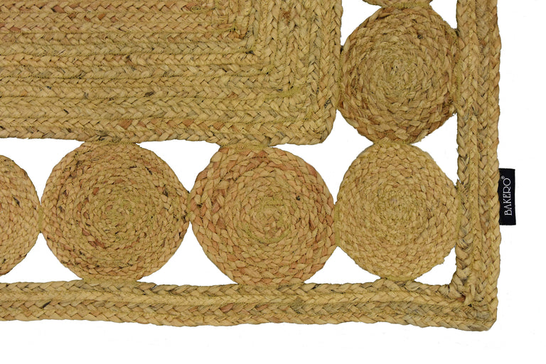 Vloerkleed Brooklyn handgemaakt jute