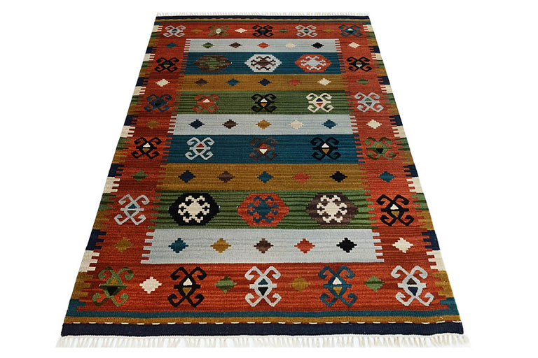 Vloerkleed Kilim Classic Laagpolig wol