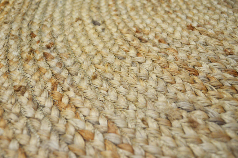 Vloerkleed Rive rond handgemaakt jute wol
