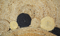 Vloerkleed Rive rond handgemaakt jute wol