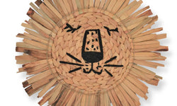 Handgemaakt decoratief wandobject Leeuw