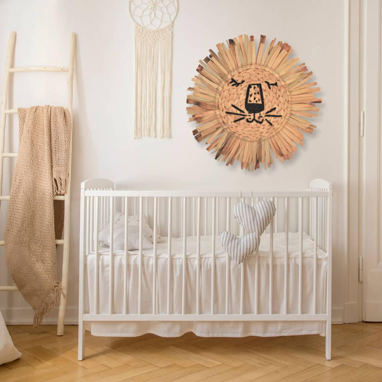 Handgemaakt decoratief wandobject Leeuw