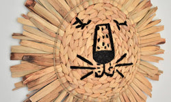 Handgemaakt decoratief wandobject Leeuw