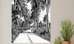 Tuinposter Palmtree Avenue