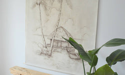 Wandkleed Beach House