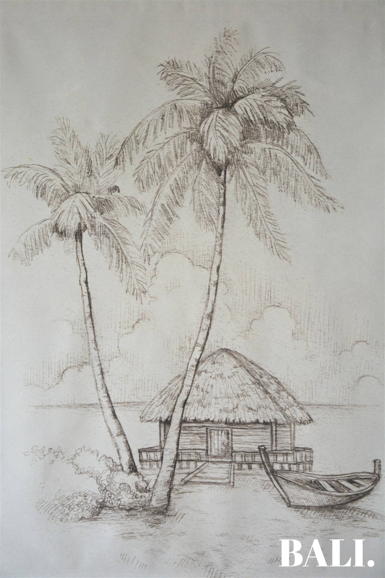 Wandkleed Beach House