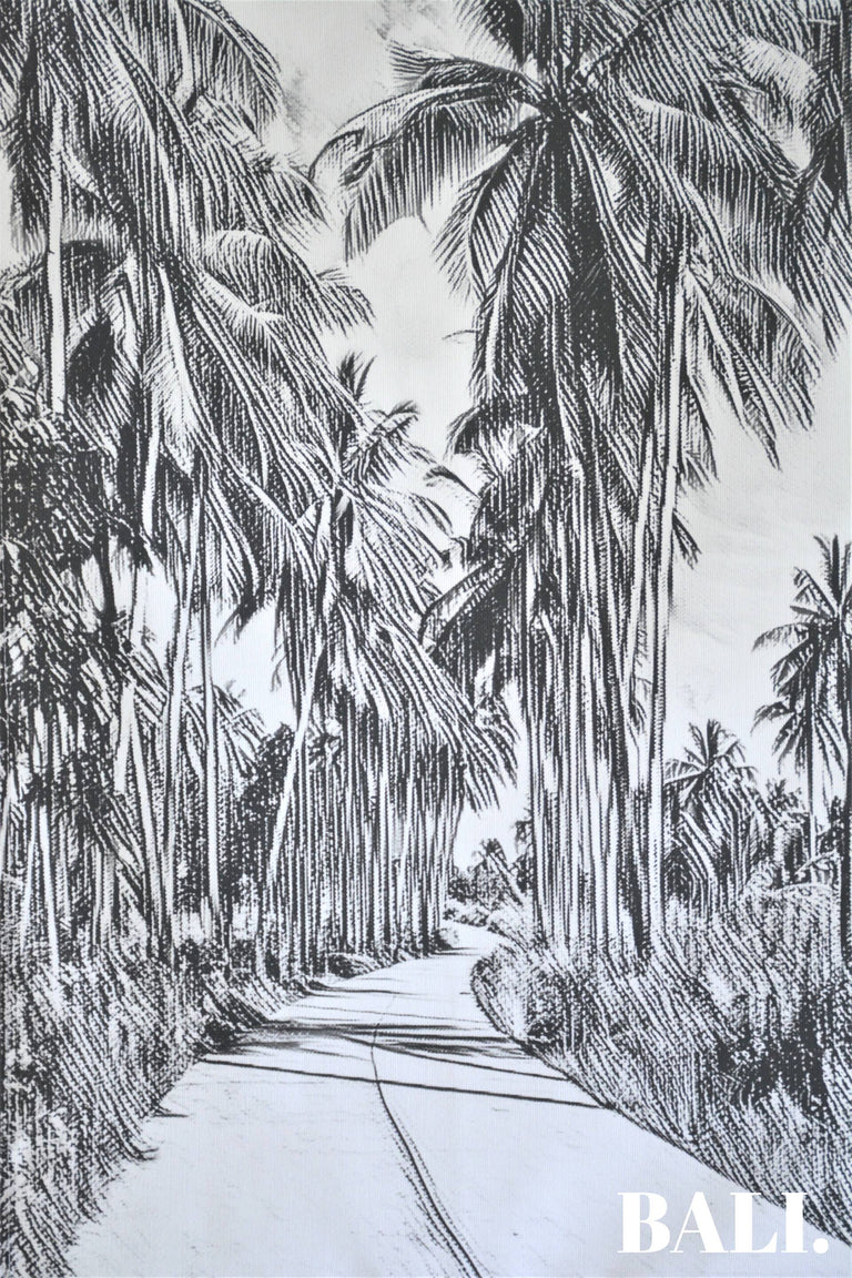 Wandkleed Palmtree Road