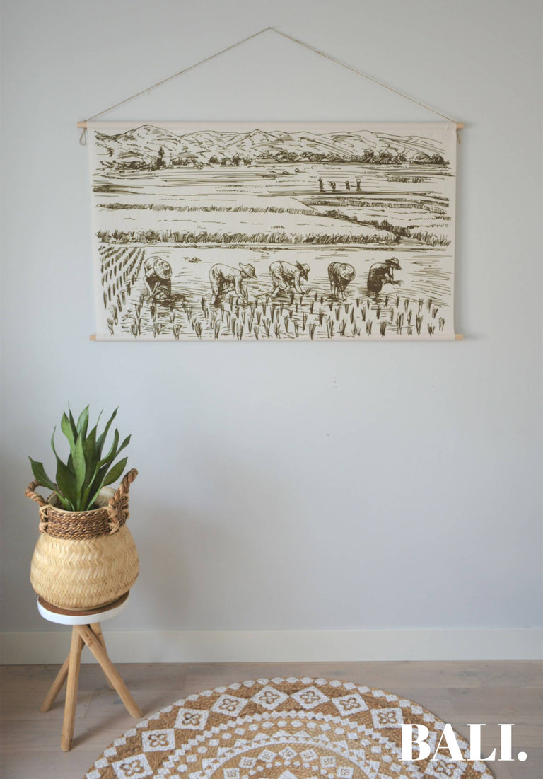 Wandkleed Ricefields