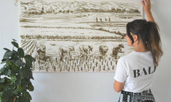 Wandkleed Ricefields