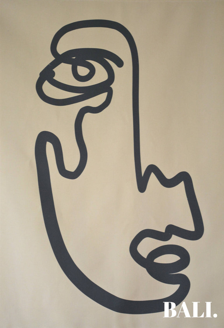Wandkleed Topeng