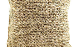 Kussenhoes Raffia flores