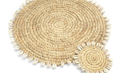 Onderzetter Raffia Shell