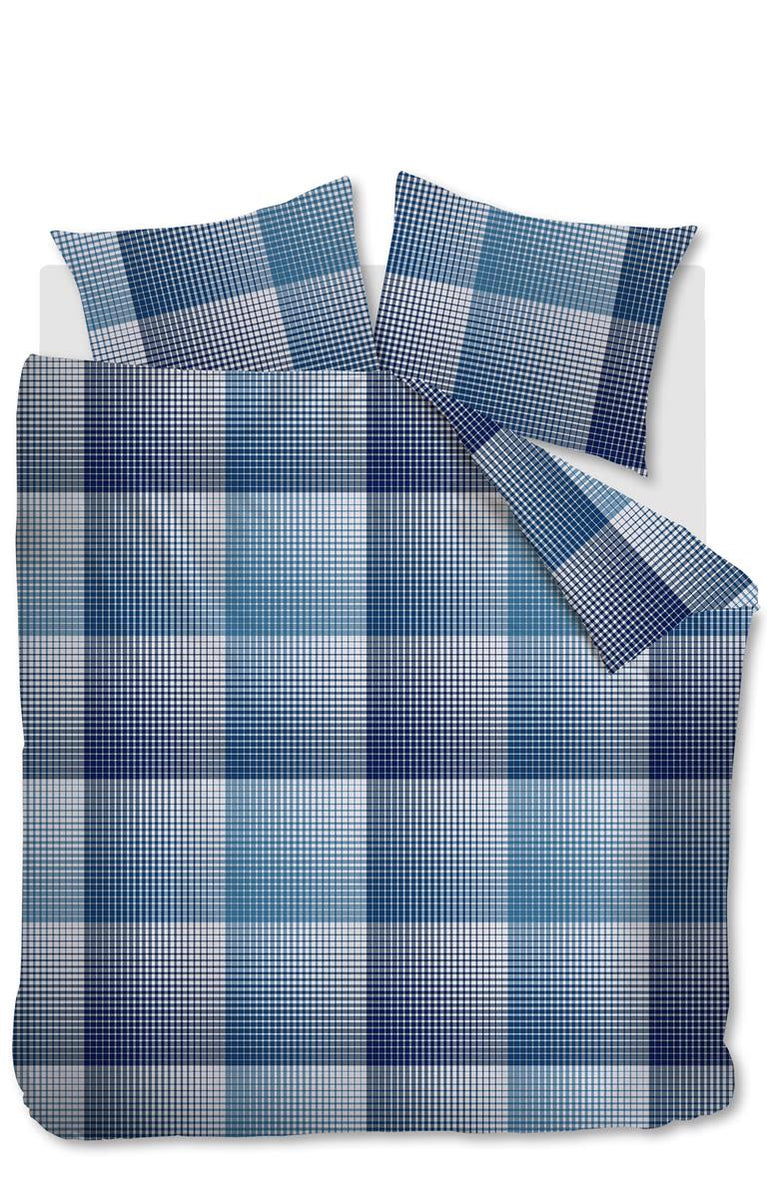 Dekbedovertrekset Denim Gingham