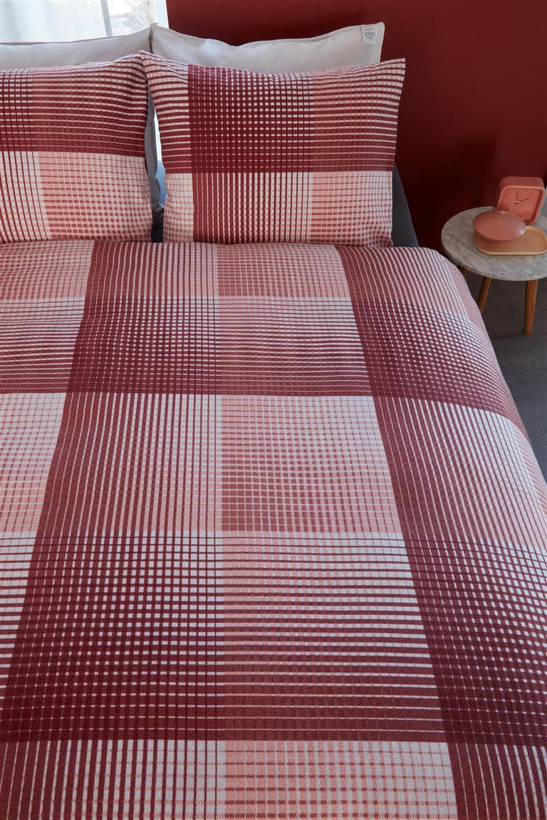 Dekbedovertrekset Denim Gingham