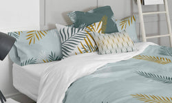 Set van 2 kussenhoezen Foliage Mint