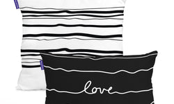 Set van 2 kussenhoezen My Love